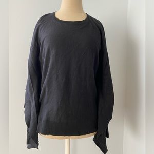Michael Kors black cold shoulder sweater